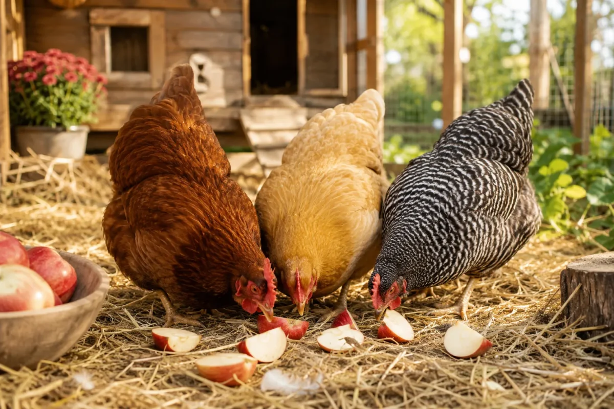 Can Chickens Eat Apples?
