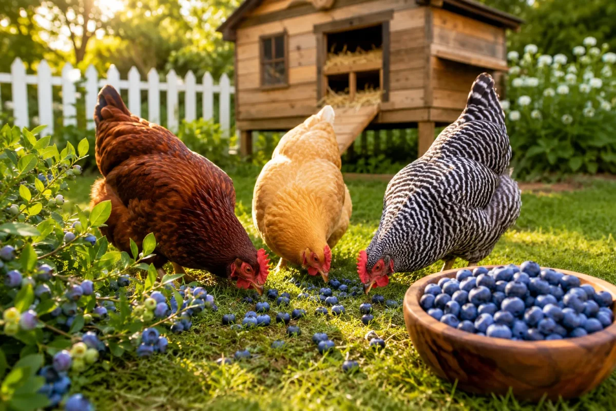 Can Chickens Eat Blueberries?