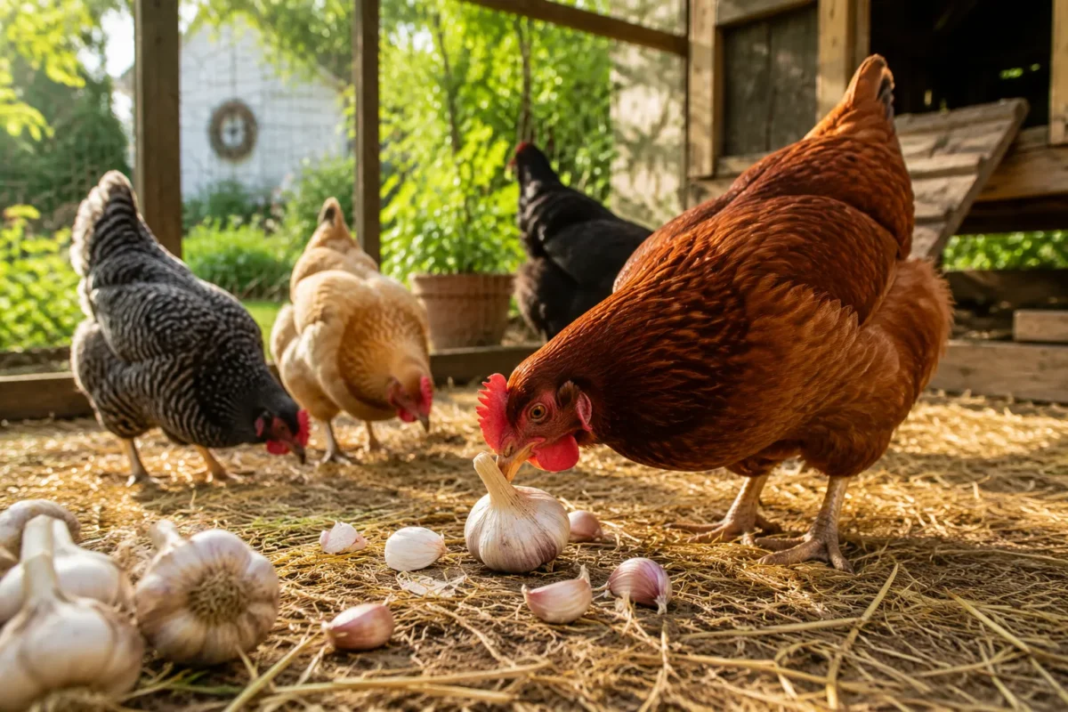 Can Chickens Eat Garlic?