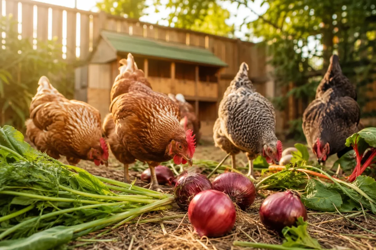 Can Chickens Eat Onions?