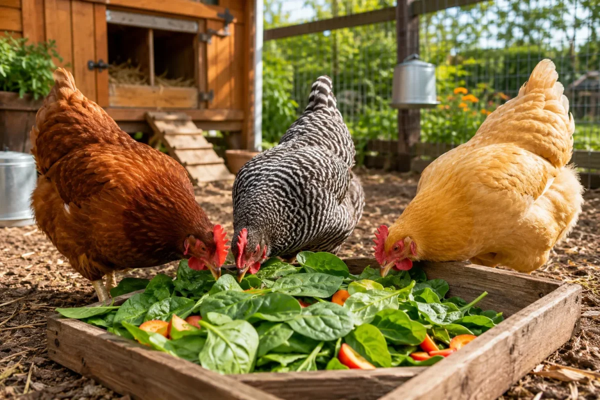 Can Chickens Eat Spinach?