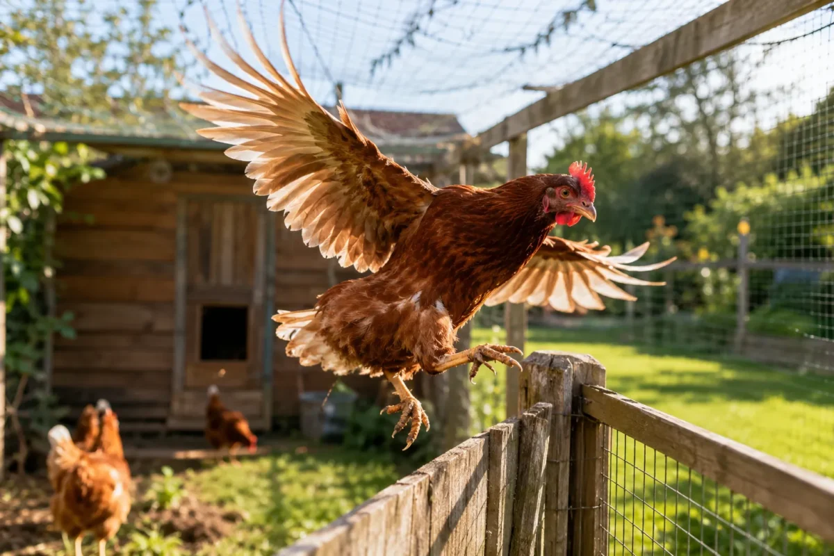 Can Chickens Fly? (And How to Stop Escapes)