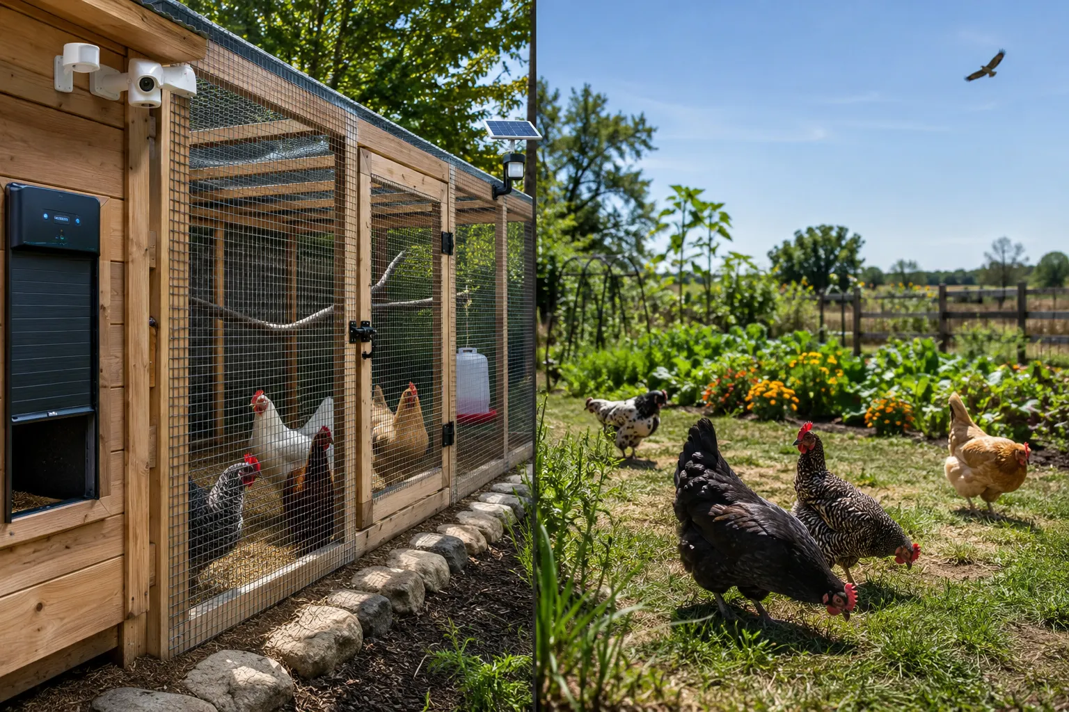 Can Chickens Free-Range Unsupervised vs. Supervised Time: Which Is Better?