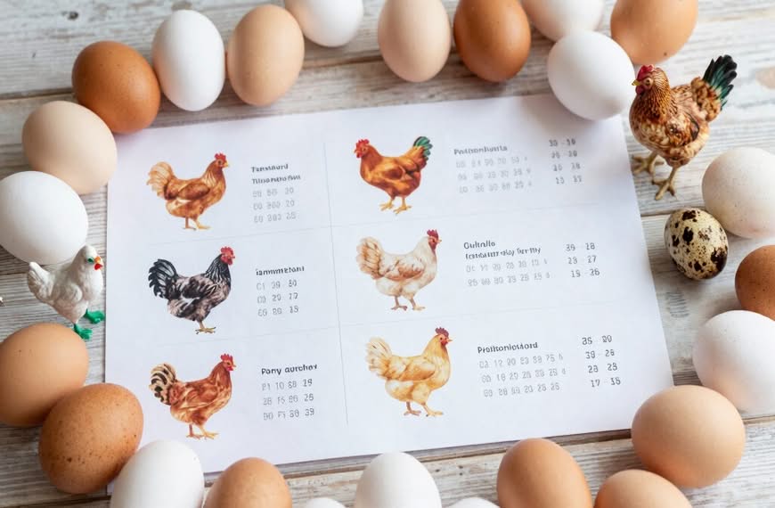 Egg Production by Breed: Realistic Numbers Chart 2026