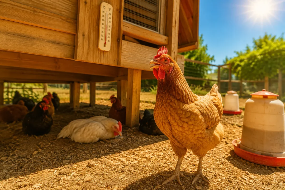 How Hot Is Too Hot for Chickens?