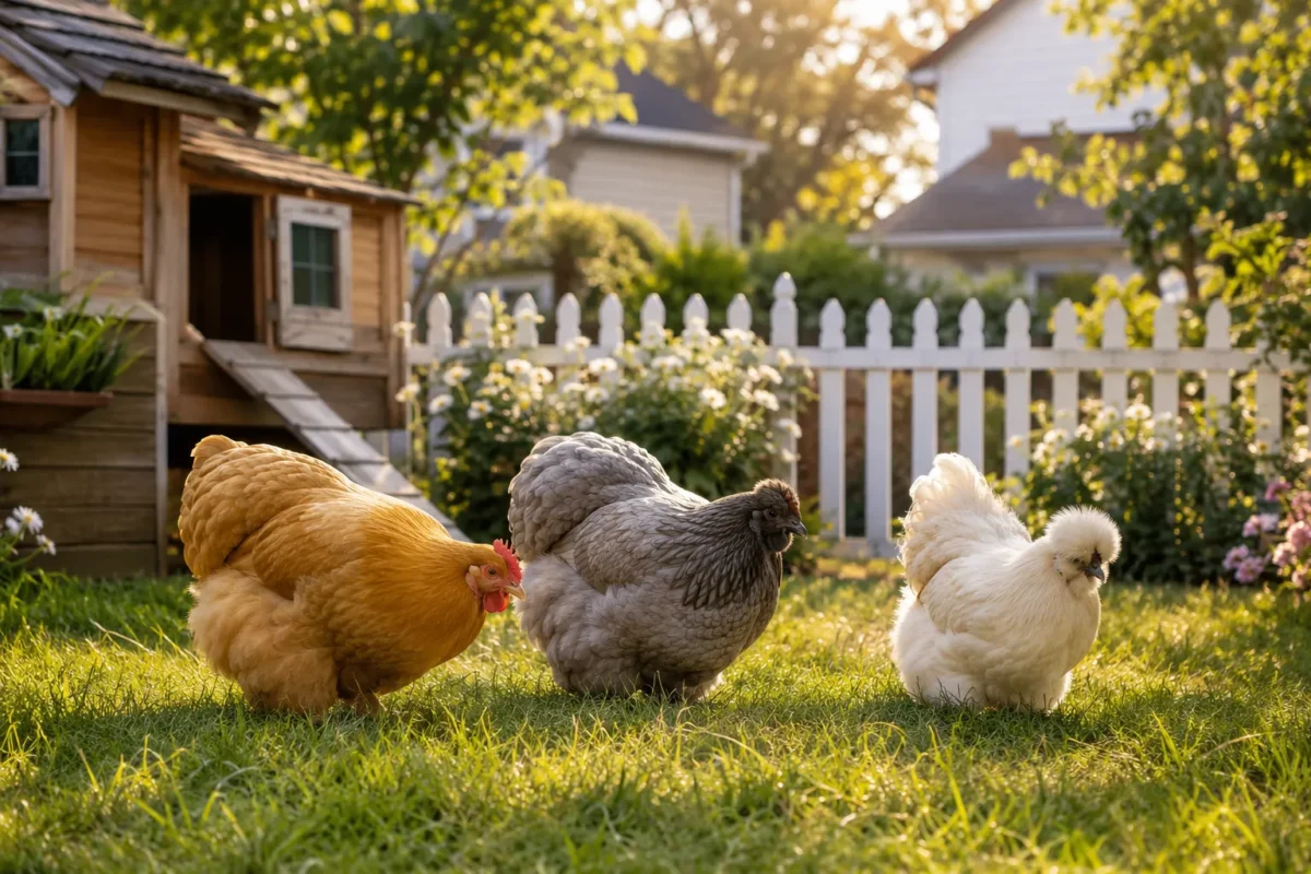 Quietest Chicken Breeds for Neighborhoods