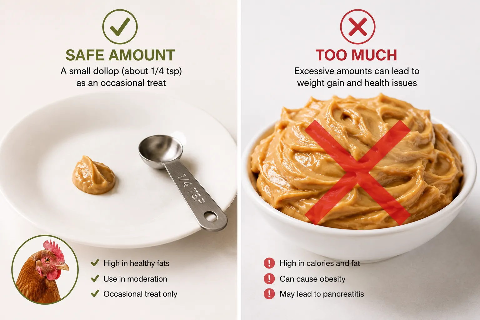 What Happens If Chickens Eat Too Much Peanut Butter?