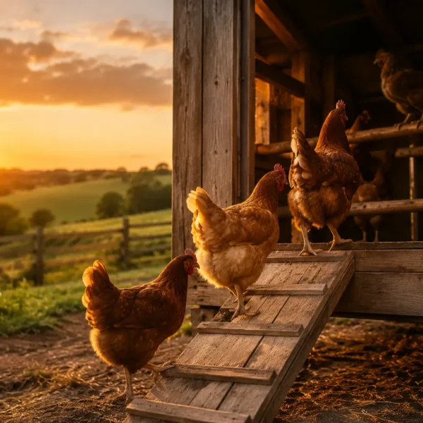 What Time Do Chickens Go to Roost?