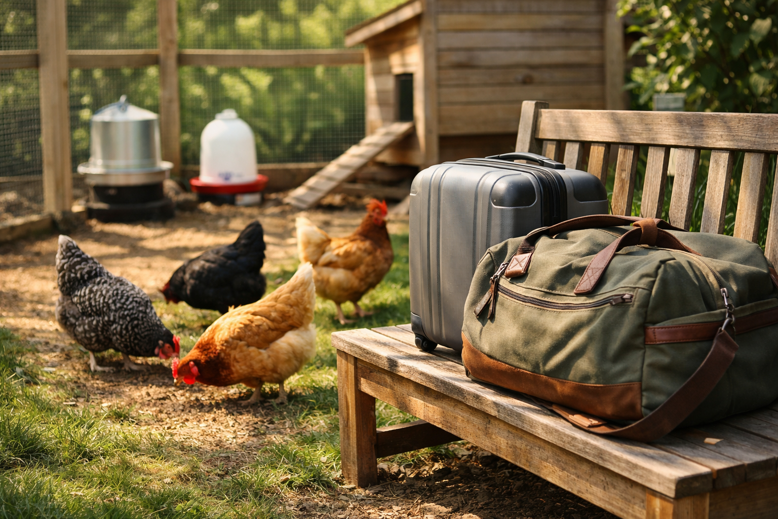 What to Do With Chickens When You Go on Vacation