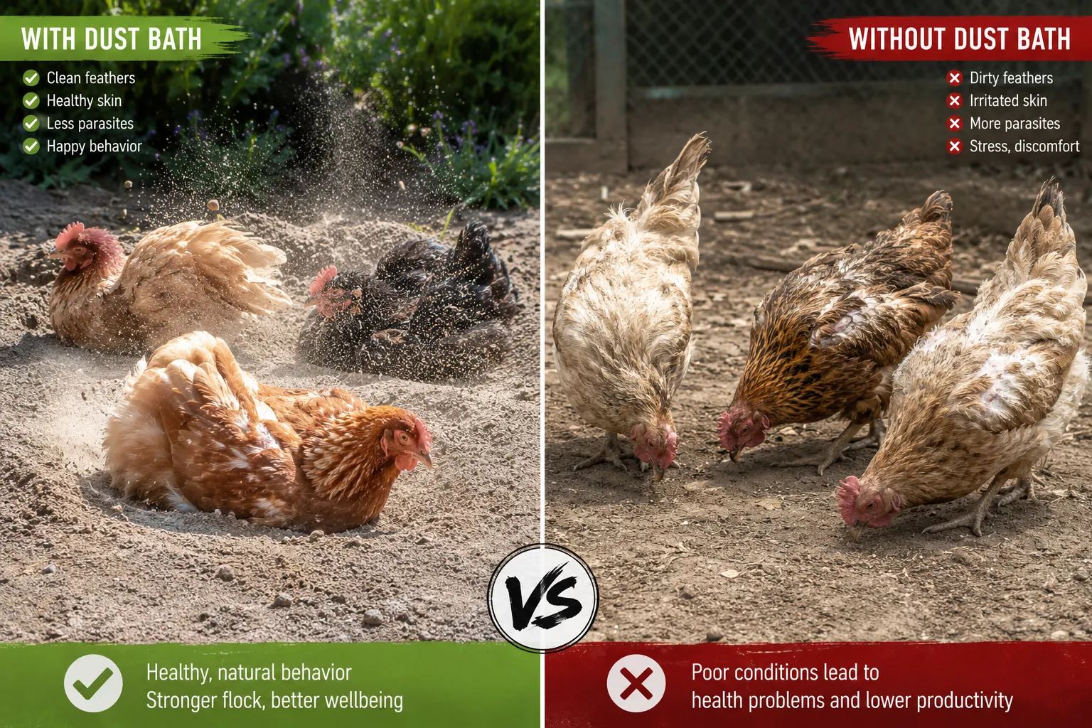 Why Do Chickens Roll Around in Dirt?